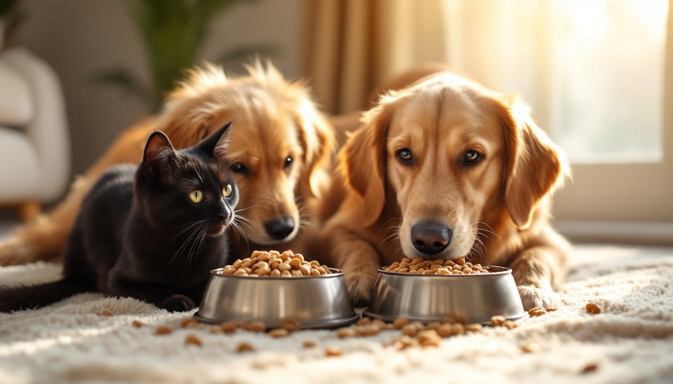 découvrez des astuces pratiques pour gérer l'alimentation de votre chat et de votre chien lorsqu'ils ont tendance à se voler la nourriture. apprenez à instaurer un régime alimentaire équilibré et à éviter les conflits autour des repas grâce à nos conseils experte.