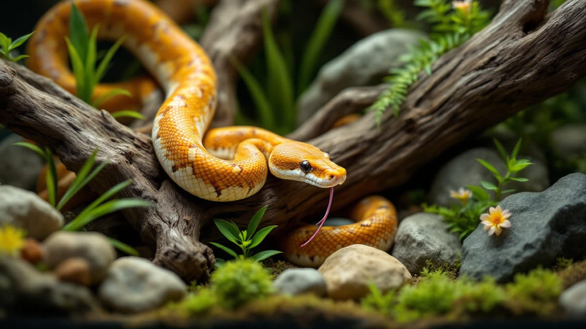 découvrez les conditions essentielles pour transformer un serpent des blés en un compagnon serein et docile. apprenez les soins appropriés, l'environnement idéal et les techniques d'apprivoisement pour garantir une cohabitation harmonieuse avec cet animal fascinant.