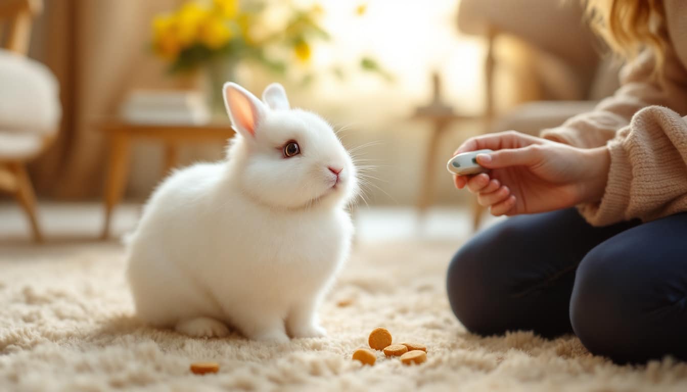 découvrez où pratiquer le clicker training avec votre lapin et explorez les objectifs d'apprentissage à viser pour renforcer la complicité et l'éducation de votre compagnon à grandes oreilles.