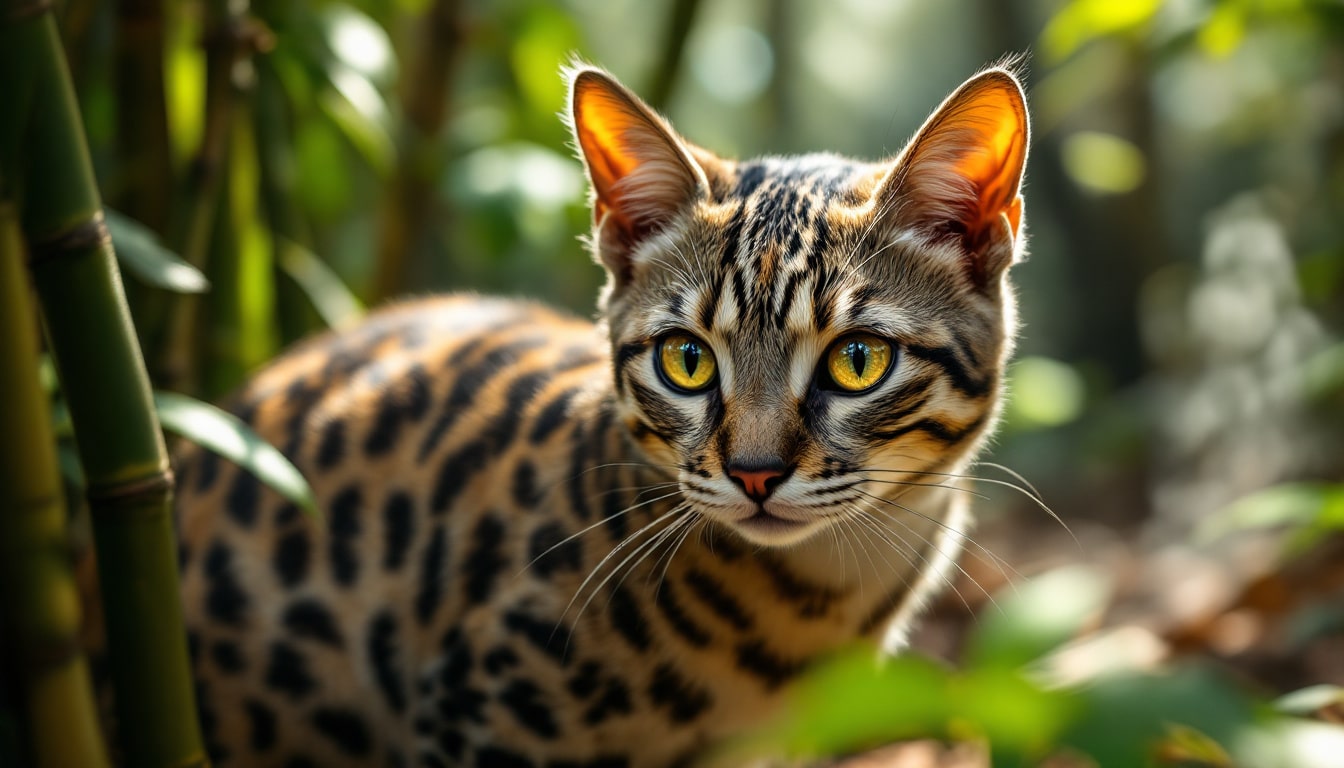 découvrez les raisons pour lesquelles le chat marbré est si difficile à apercevoir dans la nature et explorez les forêts d'asie du sud-est qui sont son habitat privilégié. plongez dans le monde fascinant de cette espèce mystérieuse et apprenez-en plus sur sa protection.