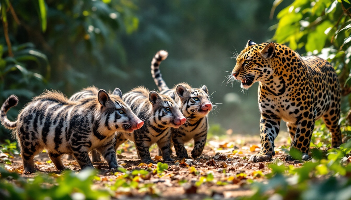 découvrez les comportements fascinants du pécari à collier, cet animal social qui évolue en grands groupes. apprenez comment cette espèce se protège des prédateurs et s'organise pour survivre dans son habitat naturel.