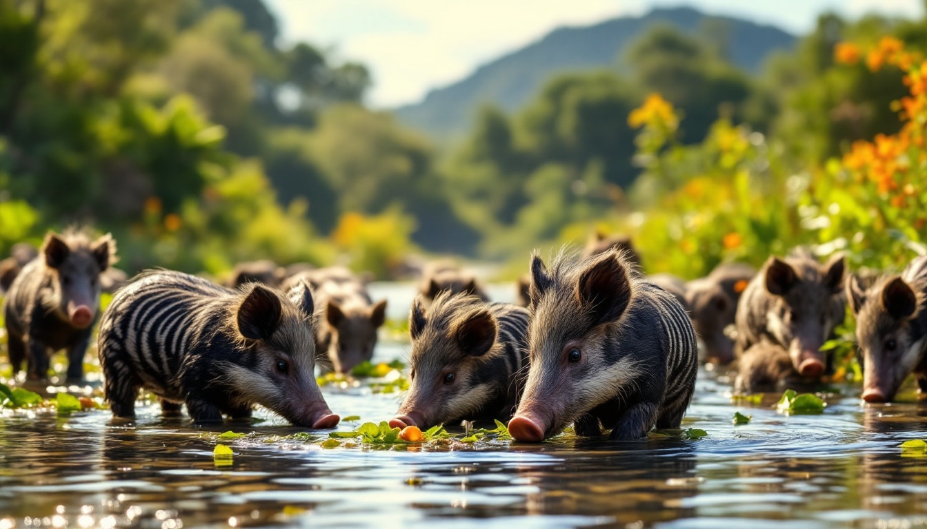 découvrez les raisons qui poussent le pécari à collier à se déplacer en grands groupes et explorez son comportement face aux prédateurs. apprenez comment cette stratégie de survie influence sa dynamique sociale et sa sécurité dans leur habitat naturel.