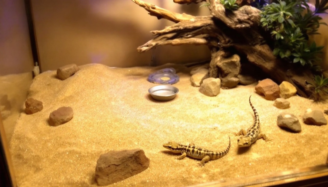 découvrez comment un terrarium bien aménagé, incluant un substrat adapté, des branches et des cachettes, contribue à réduire le stress chez le gecko léopard. explorez les éléments essentiels pour créer un habitat confortable et sécurisant pour votre reptile.