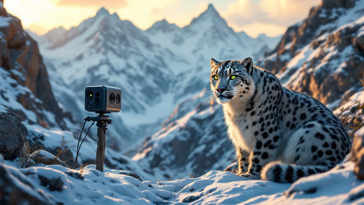 découvrez les majestueuses montagnes de l'himalaya, habitat du léopard de l'himalaya, et explorez les innovations technologiques des caméras-pièges qui permettent de mieux comprendre et étudier ces magnifiques félins dans leur milieu naturel.