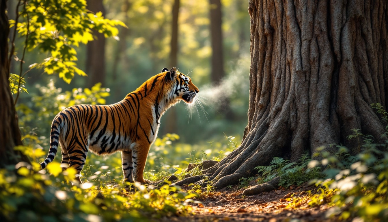 découvrez les motivations qui incitent le tigre à marquer son territoire en sous-bois et apprenez à interpréter les signaux laissés par ce prédateur emblématique. plongez dans l'univers fascinant de la communication animale et explorez les stratégies de survie de ce grand félin.