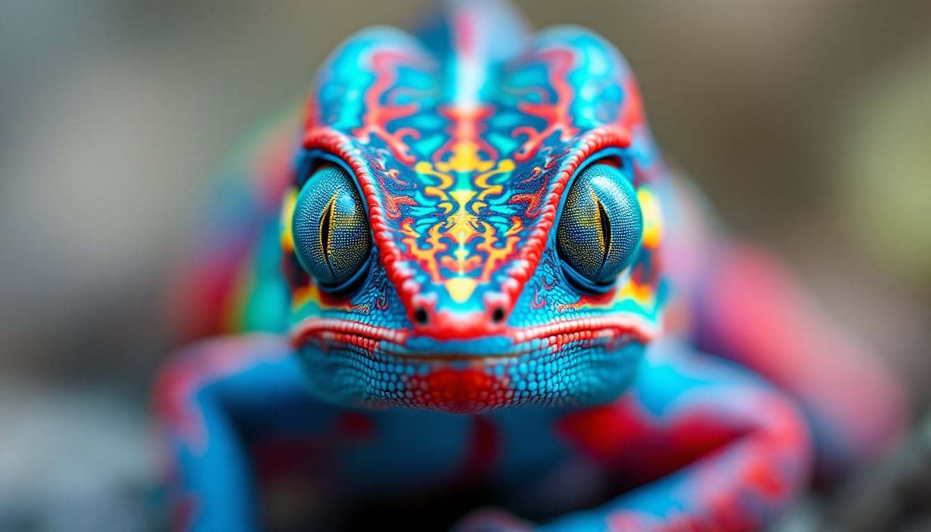 découvrez comment identifier le caméléon panthère parmi les autres espèces de caméléons et explorez les magnifiques variations de couleurs qu'il présente. apprenez les caractéristiques uniques qui le distinguent et admirez son incroyable capacité d'adaptation à son environnement.