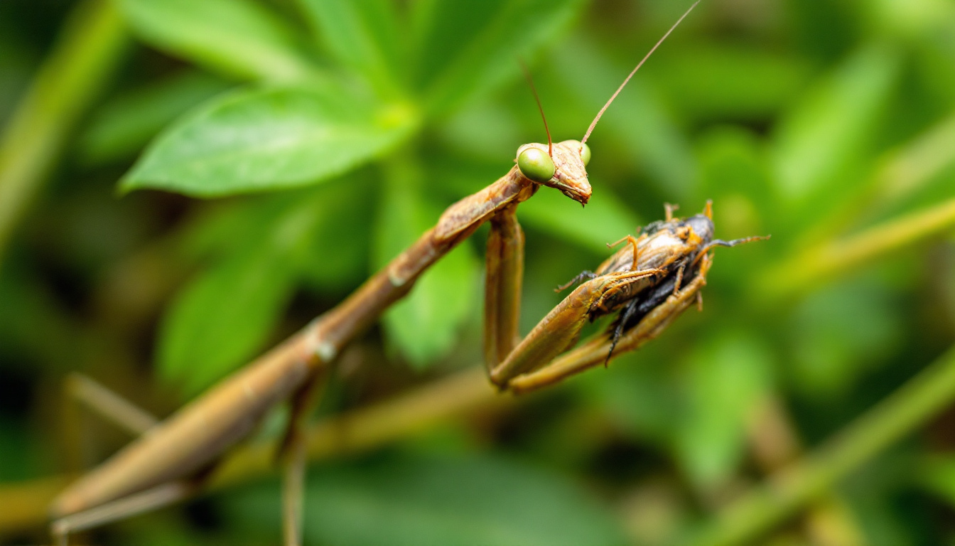 découvrez les fascinantes techniques de chasse de la mante religieuse, ce prédateur impressionnant. apprenez comment elle capture habilement ses proies et explorez les endroits inattendus où elle se cache dans son habitat naturel.