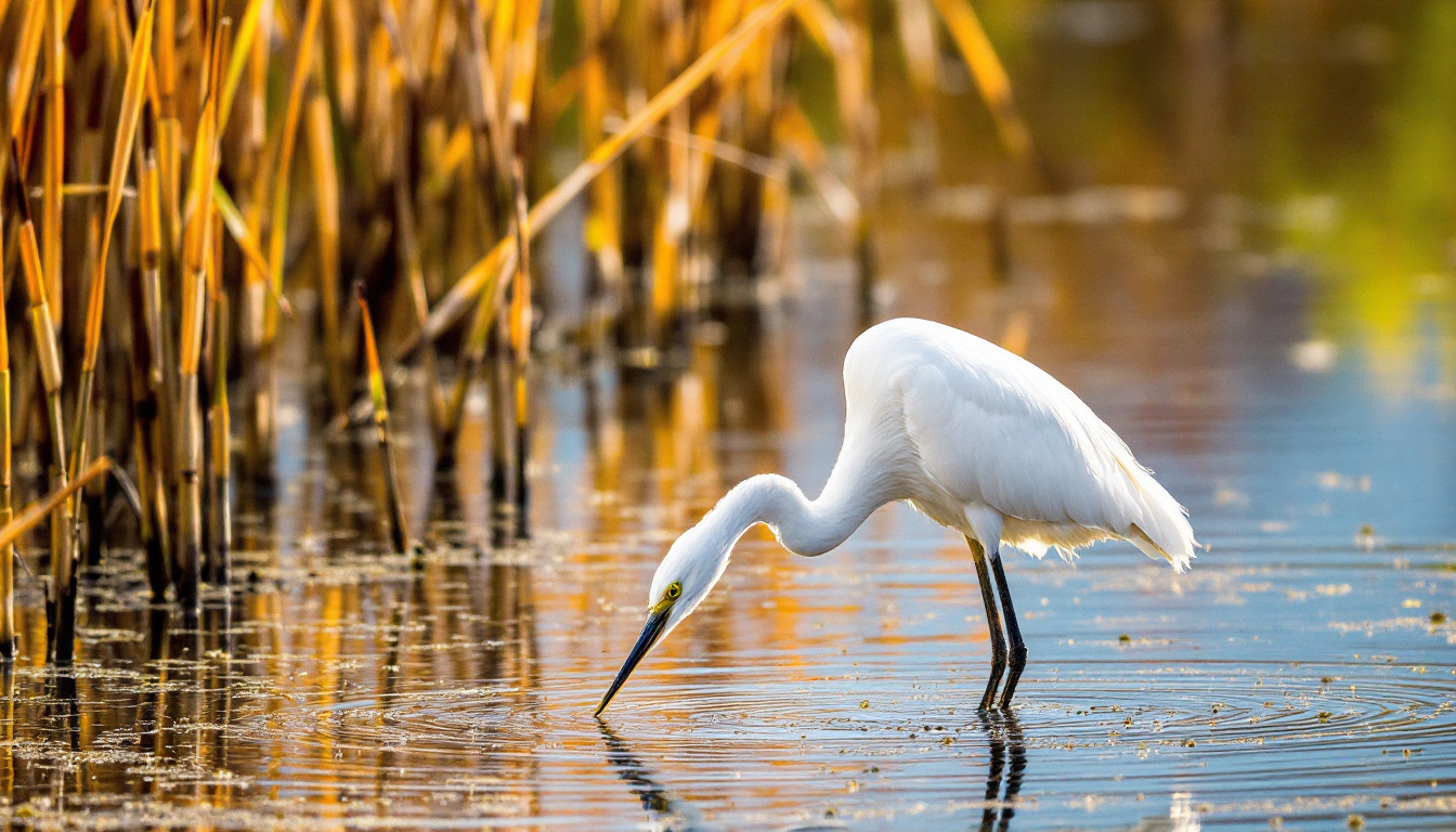 découvrez les raisons derrière le comportement de chasse en eau peu profonde de l'aigrette garzette, un oiseau fascinant. explorez ses techniques de pêche, son adaptation à l'environnement, et comment cette stratégie optimise sa recherche de nourriture.